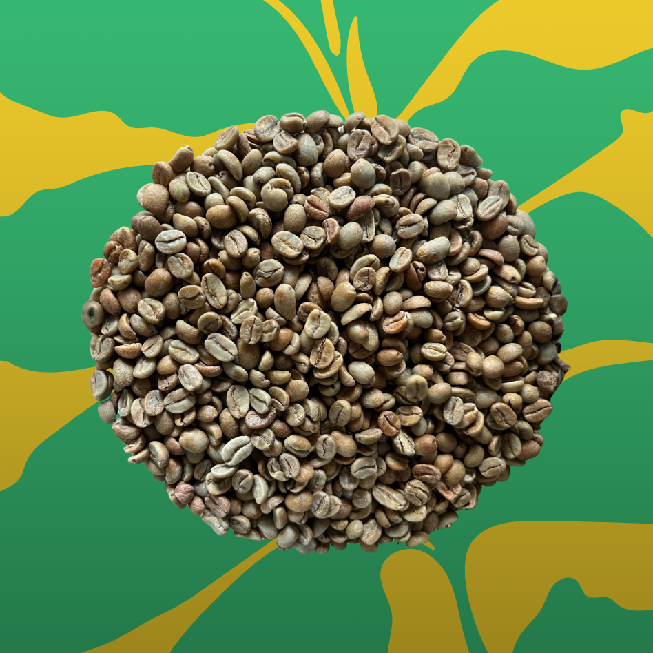 Unroasted (green) coffee per kg